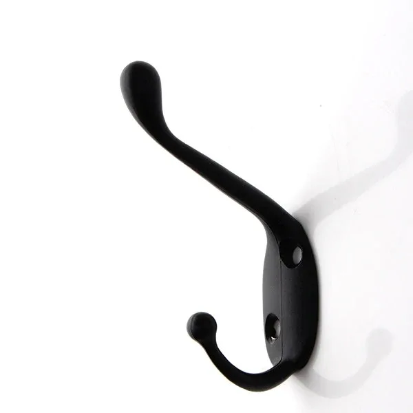 KAK Vintage Hangers Hook Zinc Alloy Wall Hook Bronze Cloth Coat Bag Hat Hanging Hooks Bathroom Kitchen Anitque Racks with screws