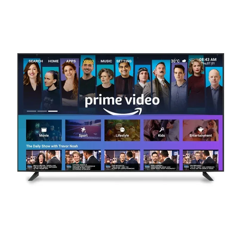 22-24 Inch Intelligent Network TV with TV Function LED Television Home Appliances IPS 1920*1080 Resolution PAL\NTSC\SECAM
