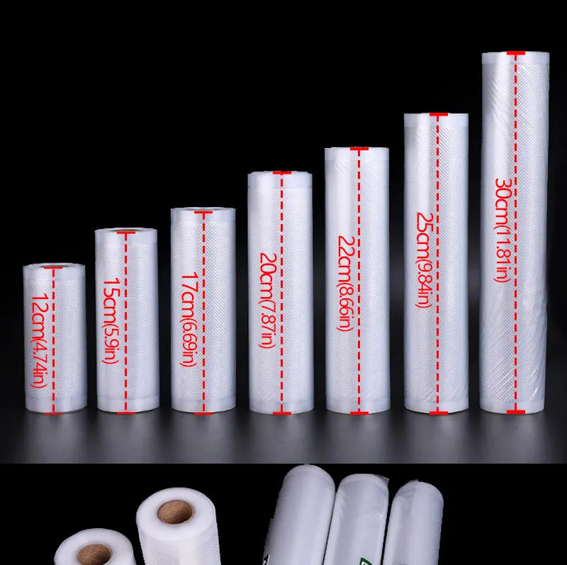 500cm/Rolls Food Vacuum Bags for Sous Vide Storage Packaging bag for Vacuum Sealer Meat Fruits Vegetables
