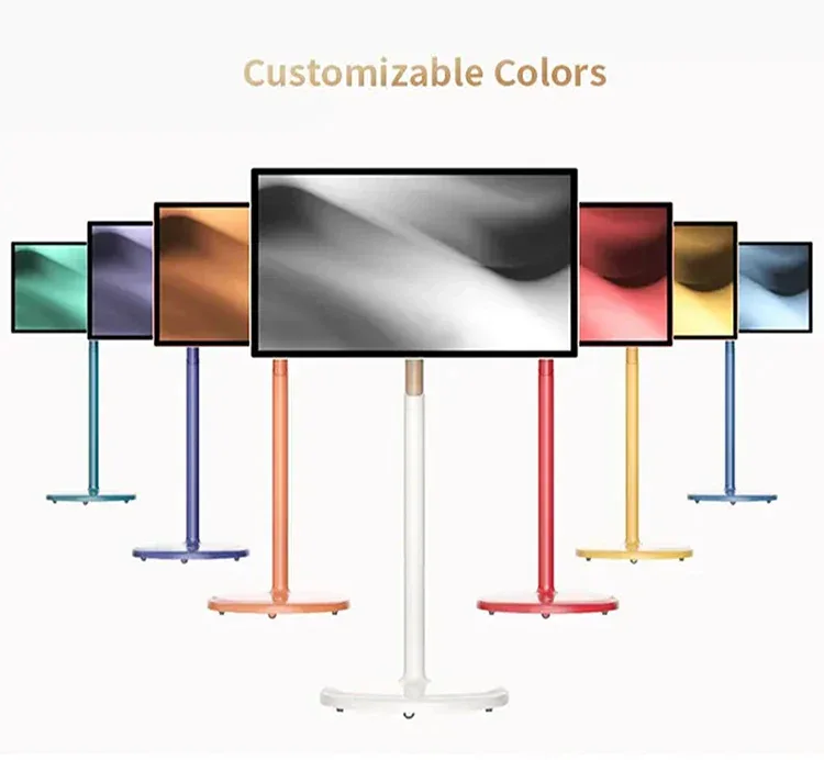 Interactive 21.5 27 Inch Smart Television in Cell Touch LCD Screen 2K Panel Rotating TV with Android 13