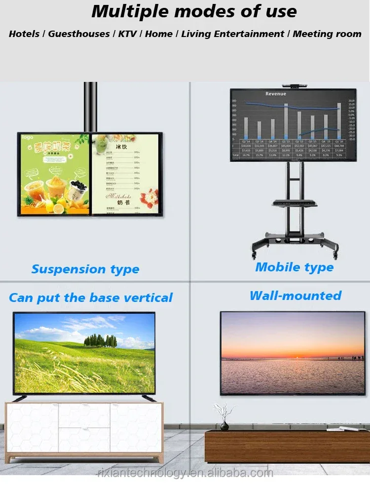 Android LED Smart TV 43 50 55 65 Inch Frameless LCD HD TV Hotels Verified Quality Lcd Screen Display