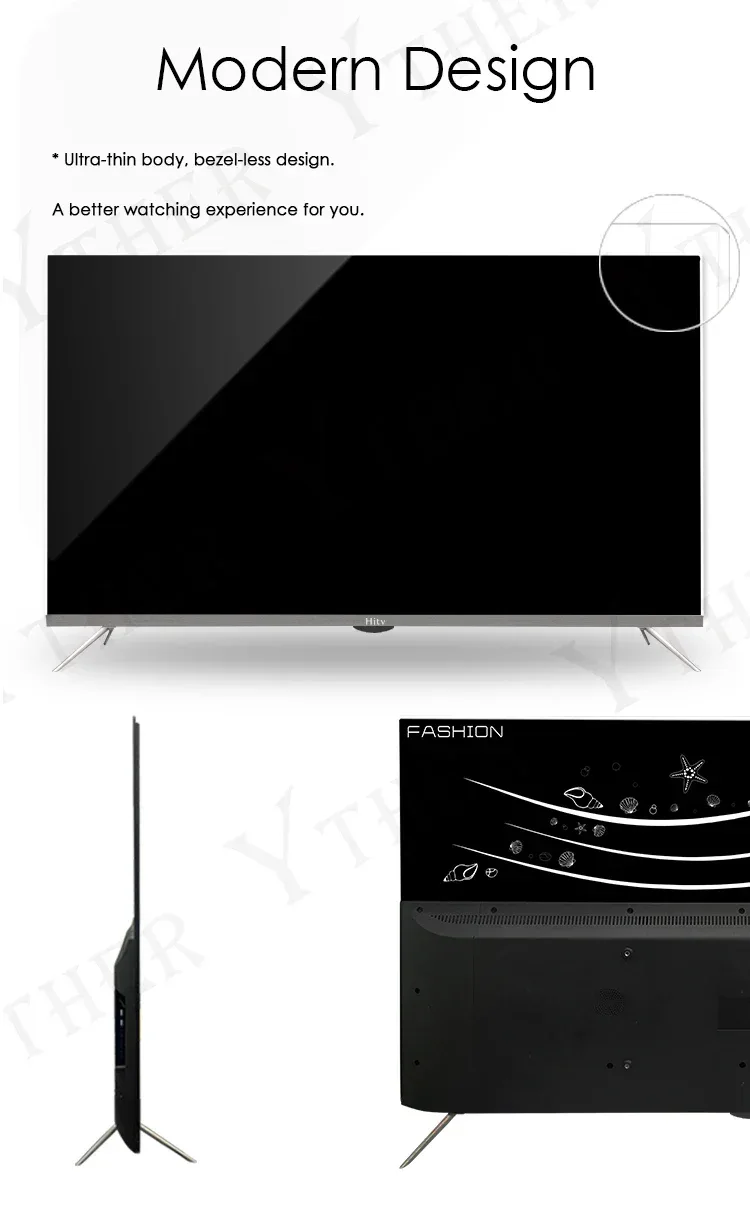 【Hot】43 Inch OLED 4K Ultra HD Smart Android TV | Ultra-Thin Bezel Design, HDR, For Bedroom Gaming