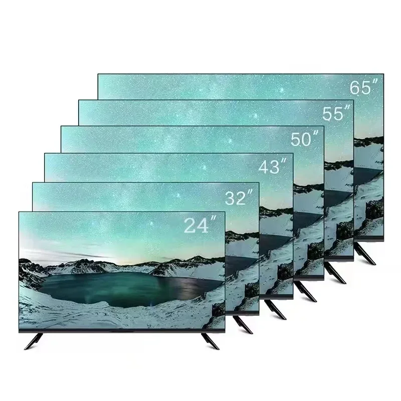 New Design 43 Inch Smart Tv 32 43 50 55 65 Inch 4k Ultra Hd Android Wifi Led Tv Digital Televisions