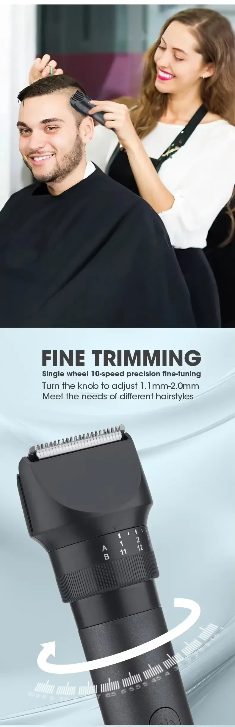 New Xiaomi IPX6 Waterproof Body Beard Hair Trimmer for Men 5 IN 1 Rechargeable Cordless Electric Razor Hair Clipper Shaver