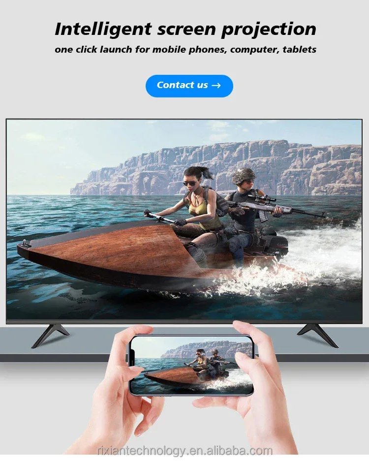 Best Selling 43 50 55 65 Inch Smart TV Full HD Top-Ranked Interface Flat Screen Android TV LCD Displays Used For Hotel