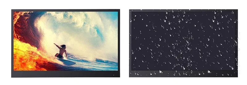 Souria 22.1 inches Smart Black Color Waterproof Bathroom LED TV for Luxury Hotel SPA Kitchen TV Bluetooth Android New