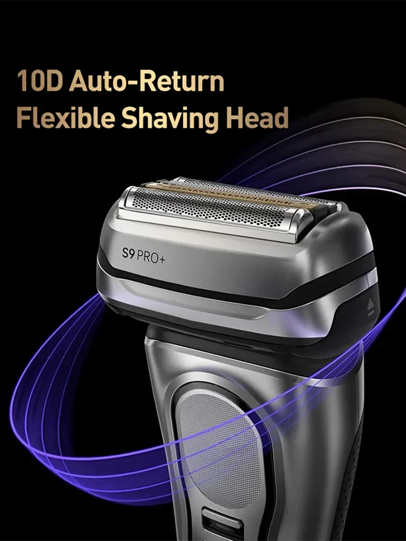 Braun Electric Shaver S9 Reciprocating Razor Rechargeable Men's Shaving Machine Wet Dry Double Use Floating Head Hair Cutting Ma
