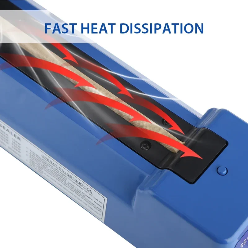 Sealing Machine Electric Heat Sealer Hand Press Vacuum Food Plastic Bag Bobo Ballons Impulse Fast Heat Sealer Packaging Machine