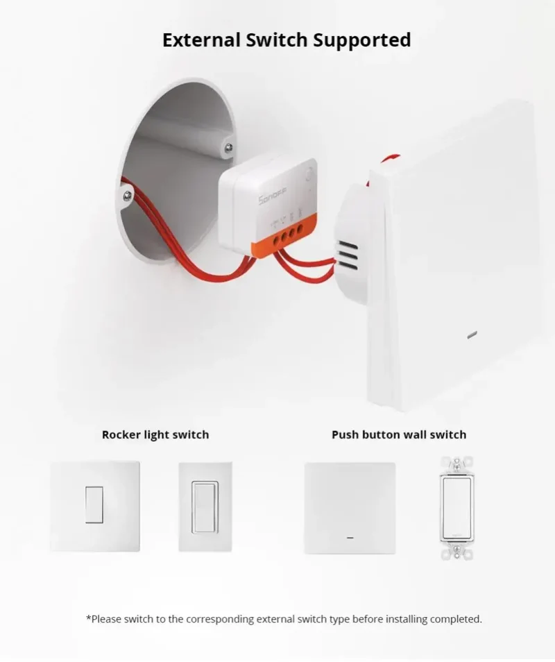 SONOFF ZBMINI-L2 Zigbee DIY Mini Smart Switch Module No Neutral Wire Required Switch Work With Alexa Google Alice Smartthing