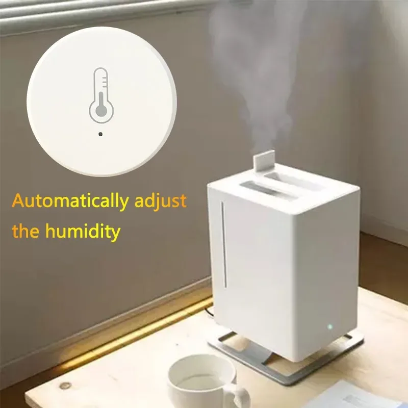 Zigbee Temperature Humidity Sensor Indoor Thermometer Hygrometer App Remote For Smart Home Life Work With Alexa Google Assistant