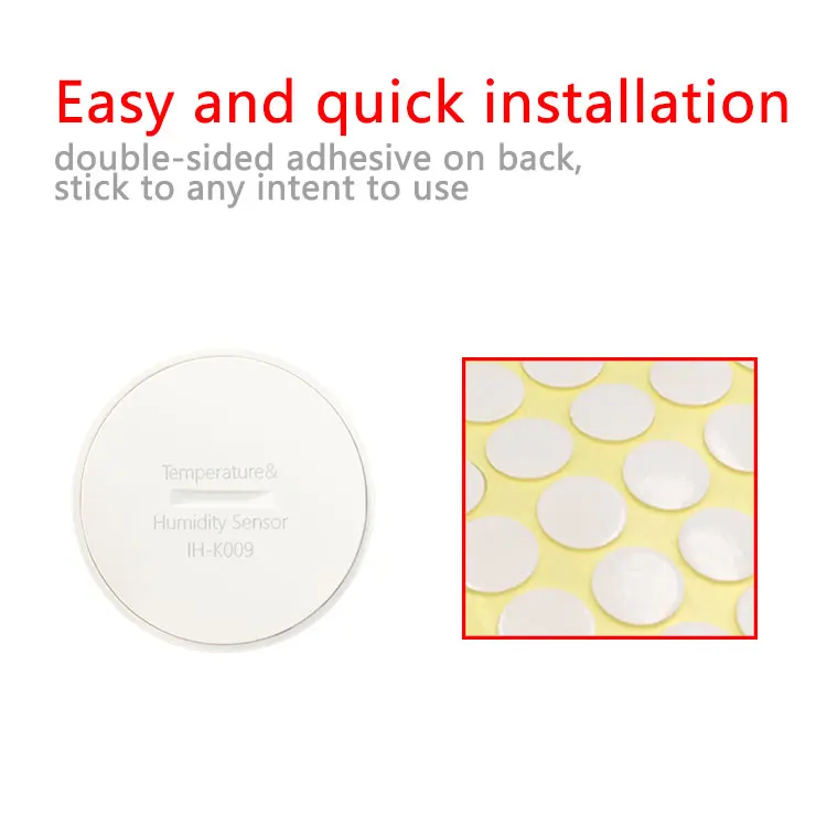 Zigbee Temperature Humidity Sensor Indoor Thermometer Hygrometer App Remote For Smart Home Life Work With Alexa Google Assistant