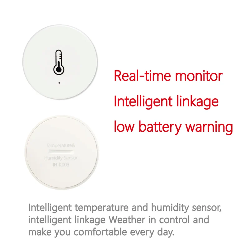 Zigbee Temperature Humidity Sensor Indoor Thermometer Hygrometer App Remote For Smart Home Life Work With Alexa Google Assistant