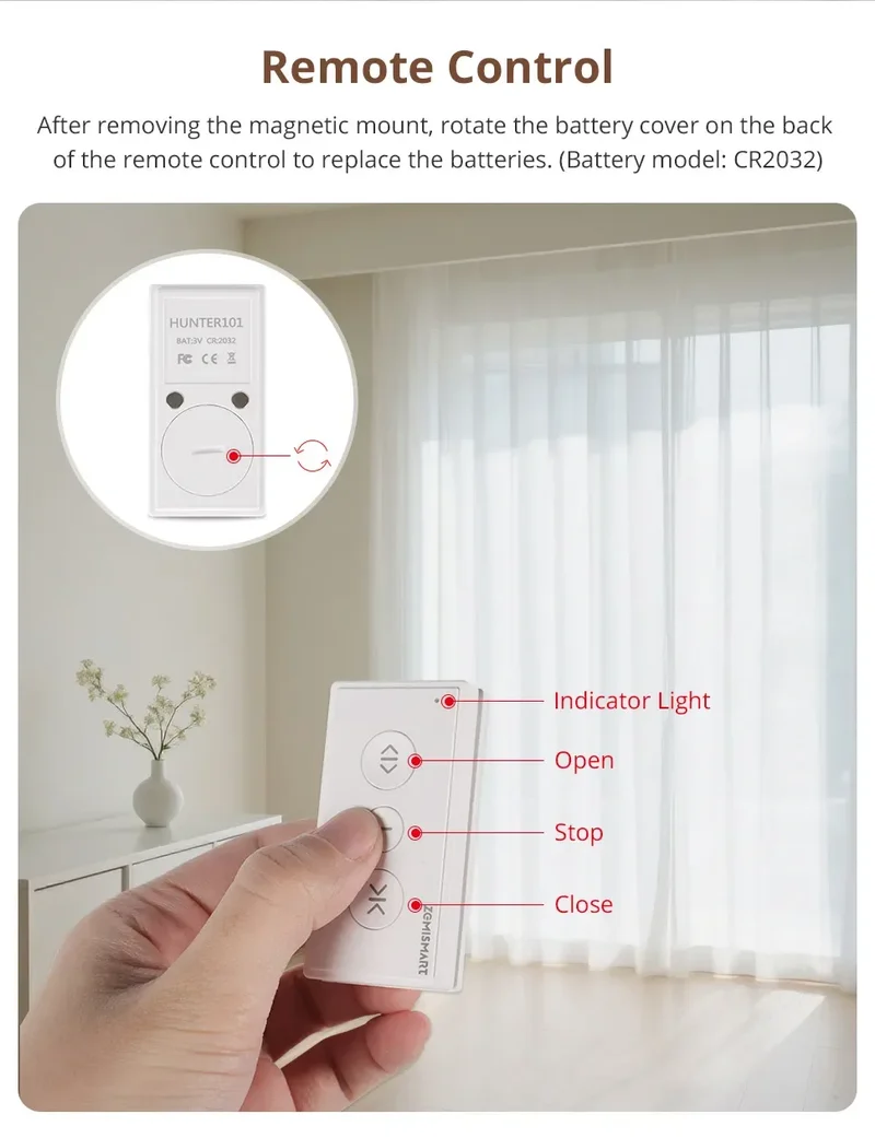 Matter Over WiFi Smart Sliding Curtain Motor Support Google Home Smartthings Homekit Alexa Control Automatic Curtain System