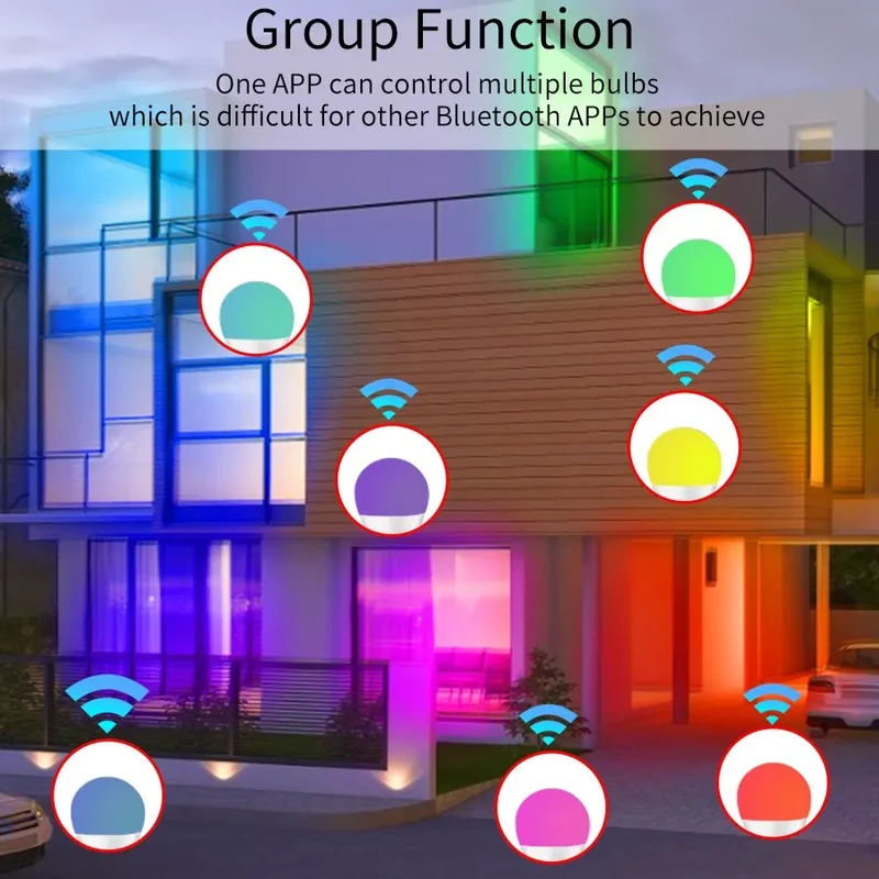 E27 Tuya Smart Light Bulbs RGB e27 Led Bulb AC 10W 12W 15W 18W Smart Home Zigbee Lamp Works With Alexa Google Home Smartthings
