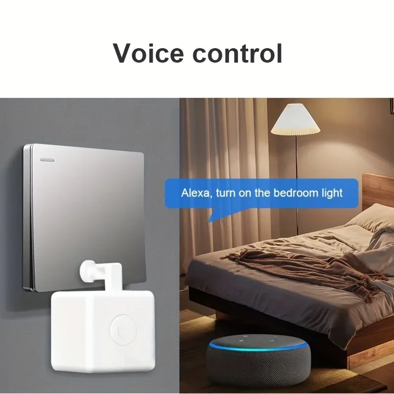New Zigbee Smart Fingerbot Plus Switch Button Pusher Touch Arms Fingerbot Tuya Smart Life Control Work with Alexa Google Alice