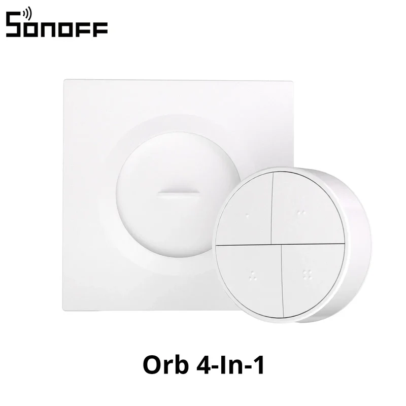 SONOFF Orb 4-In-1 Zigbee Smart Scene Button Split Magnetic Design Zigbee & eWeLink-Remote Dual Protocol Multiple Trigger Actions