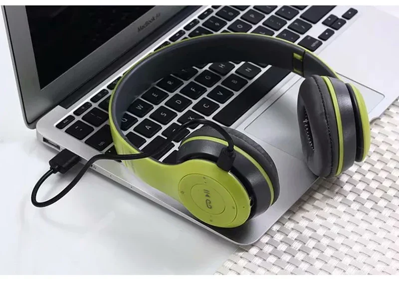P47 Wireless Headphones Bluetooth 5.0 Earphones Foldable HIFI Stereo Bass for Music Gaming Kid Girl Earphone for iPhone XiaoMi