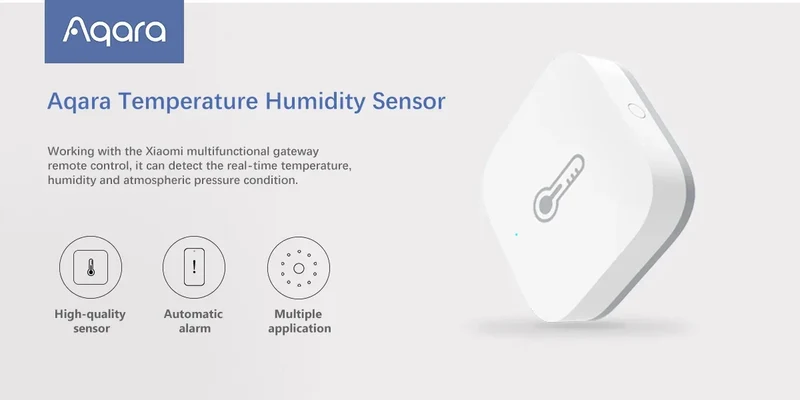 Aqara Temperature Sensor Zigbee Smart Air Quality Pressure Temperature Humidity Sensor Matter Smart Home for Apple Homekit APP