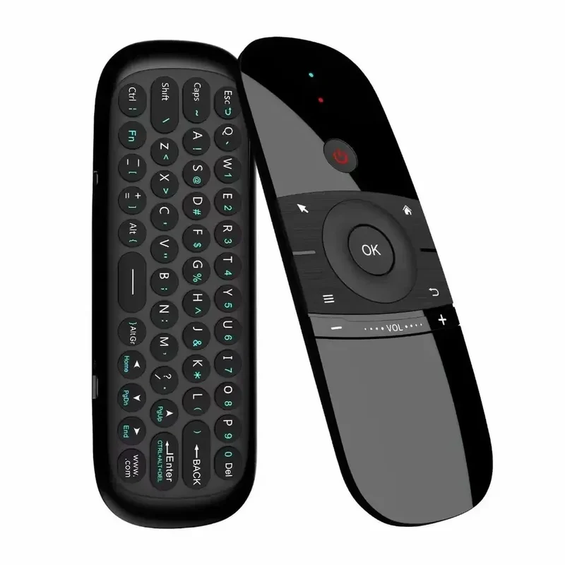 W1 Air Mouse Wireless Keyboard Remote Control 2.4G IR Learning 6-Axis gyroscope Motion Sense for Smart TV Android TV Box PC