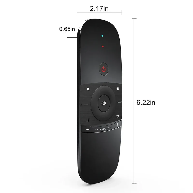 W1 Air Mouse Wireless Keyboard Remote Control 2.4G IR Learning 6-Axis gyroscope Motion Sense for Smart TV Android TV Box PC