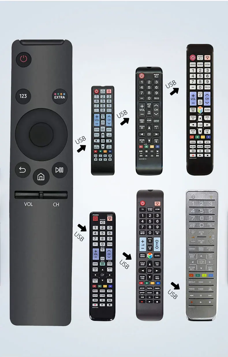 Universal 4K TV HD Smart Remote Control For Samsung 7 8 9 Series BN59-01260A BN59-01259B/E/D Smart TV Remote Control Replacement