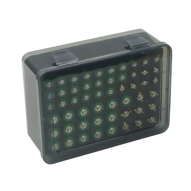Battery Storage Organizer Holder Holds AA AAA Batteries Container Home Battery Storage Box Case Battery Organization Dispenser