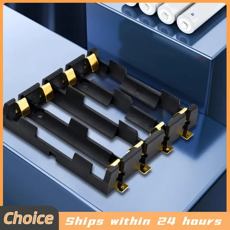 18650 SMT Battery Holder 18650 SMD Battery Box With Bronze Pins Rechargeable Battery Storage Box Case Holder Power Bank 3.7V