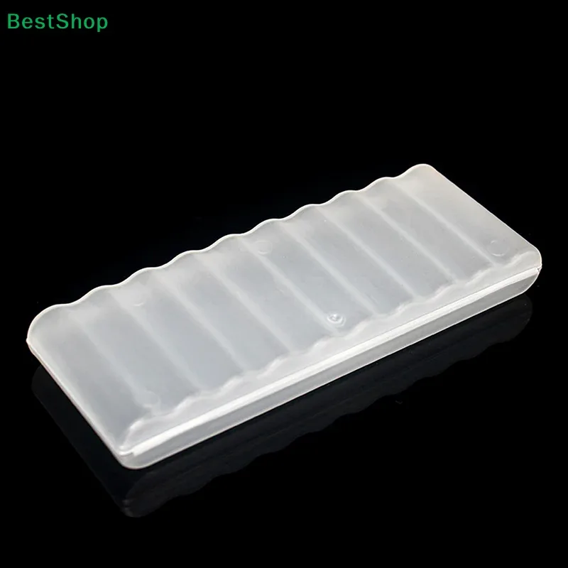 ♥10 Slots Transparent Plastic Battery Storage Box Hard Container Holder Case For AAA/AA Battery Organizer Accessories
