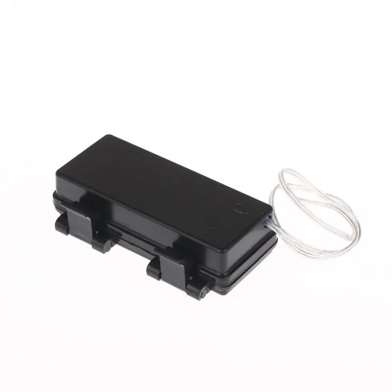 Waterproof 3V Battery Box For Light String 2 Sections AA Battery Holder 3V No.5 Dustproof Battery Cartridge With ON-OFF