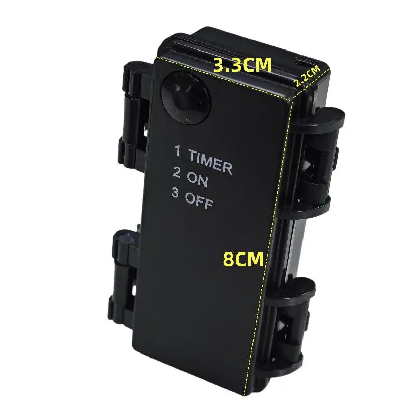 NEW Hot！1Pc 2 Sections AA Battery Holder 3V No.5 Waterproof And Dustproof Battery Cartridge With Timing Function
