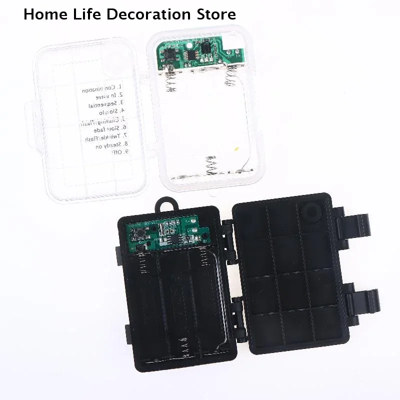 【TG】1 Set 3 Sections AA Battery Holder 3V No.5 Waterproof And Dustproof Battery Cartridge With Timing Function Battery Storage