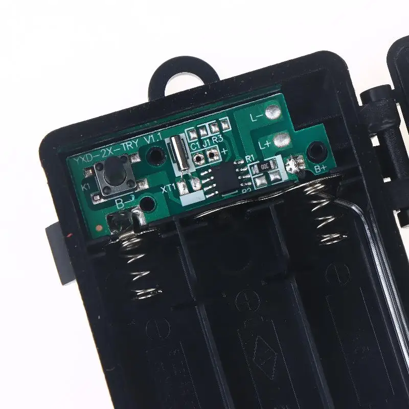 【TG】1 Set 3 Sections AA Battery Holder 3V No.5 Waterproof And Dustproof Battery Cartridge With Timing Function Battery Storage