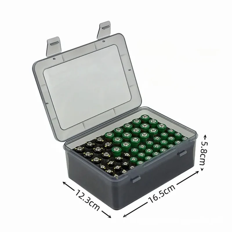 Battery Storage Organizer Holder Holds 54 AA AAA Batteries Battery Box Case Garage Container Home Drawer Organization Dispenser
