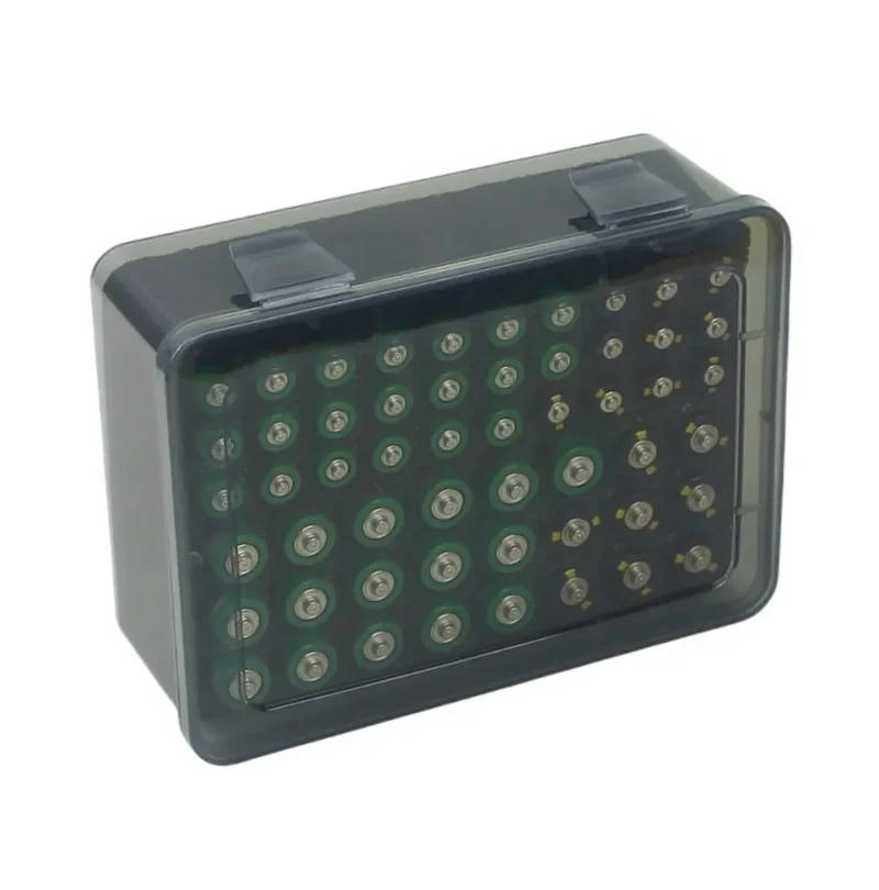 Battery Storage Organizer Holder Holds 54 AA AAA Batteries Battery Box Case Garage Container Home Drawer Organization Dispenser