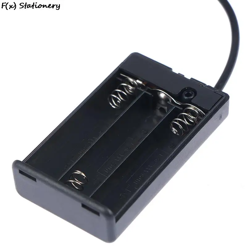 DC4.5V Portable Mini AAA Battery Holder Storage Box Case USB Power Supply Battery Box 65x45x15mm