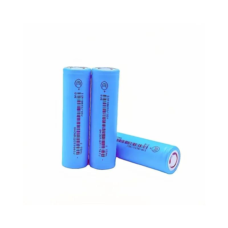 100% Original for 18650/26V 3.7V 2.55Ah Li-ion Battery used for flashlights, remote control batteries.