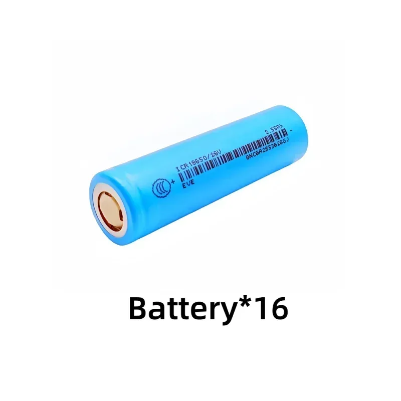 100% Original for 18650/26V 3.7V 2.55Ah Li-ion Battery used for flashlights, remote control batteries.