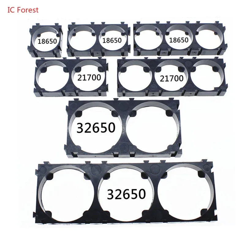 Wholesale 100 Pcs 18650/21700/26650/32650 Lithium Battery Holder 12V/24V/36V48V/60V72V e-bike Battery Combination Fixed Bracket
