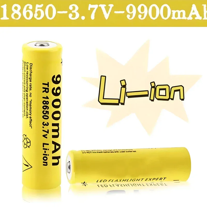 Top 18650 Li-Ion Battery 3.7V 9900mAh Rechargeable Batteries For LED Flashlight Torch Speaker Fast Charging High Quality Battery