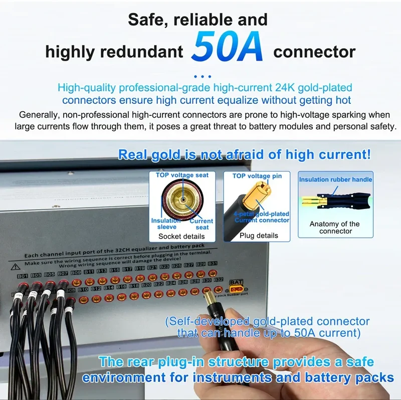 Heltec 2s-24s 32S battery automatic equalizer 4A7A Electric vehicle/Car Battery voltage balance 32s WIFI 25A Repair equipment