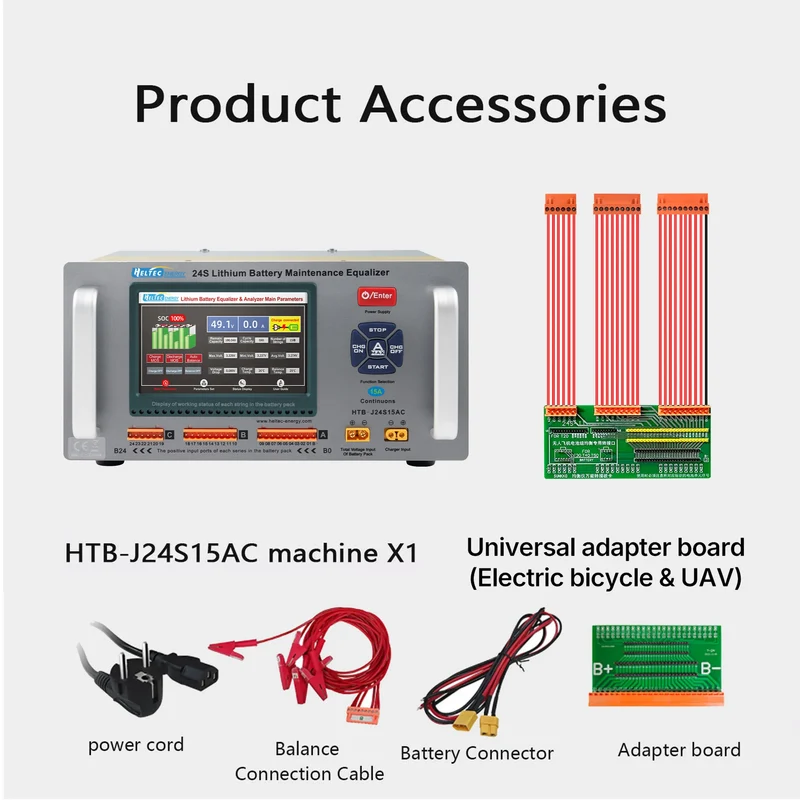 Heltec 2s-24s 32S battery automatic equalizer 4A7A Electric vehicle/Car Battery voltage balance 32s WIFI 25A Repair equipment