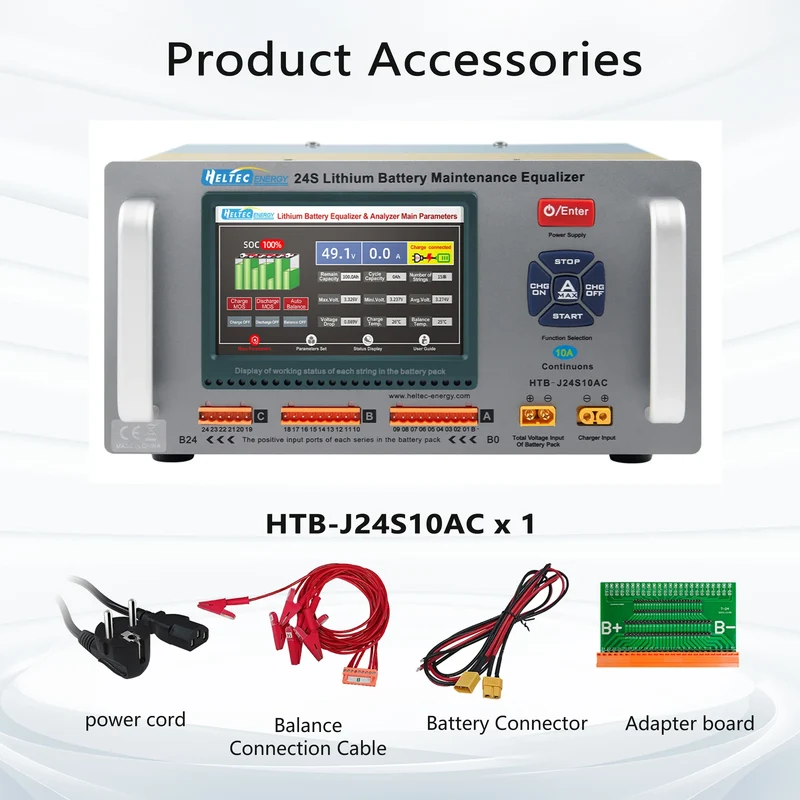 Heltec 2s-24s 32S battery automatic equalizer 4A7A Electric vehicle/Car Battery voltage balance 32s WIFI 25A Repair equipment