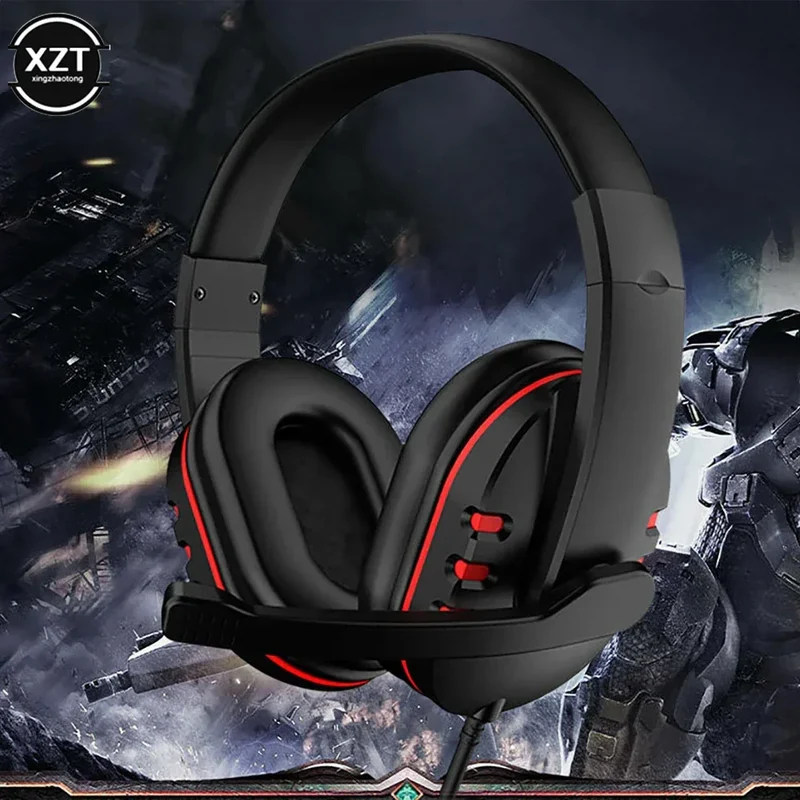 Wired Gaming Headphones Gamer Headset with Microphone For PC Computer Laptop PS4 PS5 Play Station 4 5 Nintendo Switch Tablet