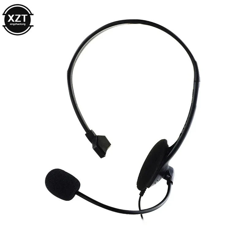 Operator Headphones Head-mounted With Noise Canceling Microphone One-ear Telephone Clear Call Headphones Single-Sided Headset