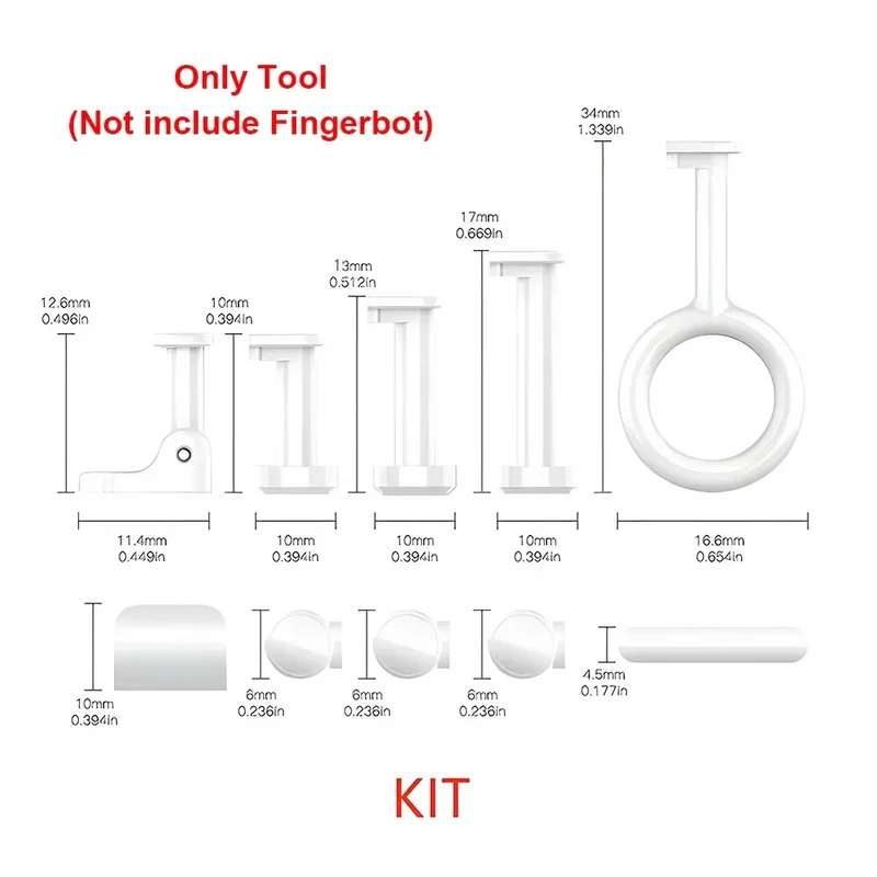 Tuya Zigbee Fingerbot Plus Smart Fingerbot Switch Button Pusher Smart Life Timer Voice Control Support Bluetooth Alexa Google