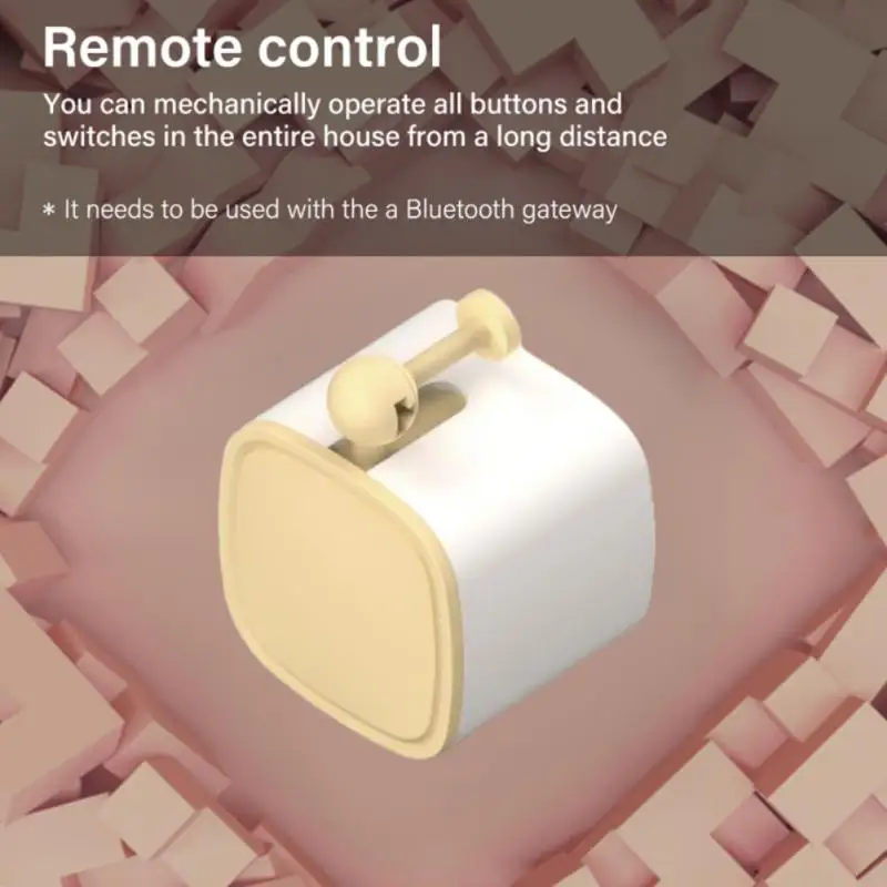 Aubess Tuya WiFi Finger Robot Switch Smart Home ZigBee Mechanical Arm Bot Button Pusher Smart Life Voice Control Alexa Google