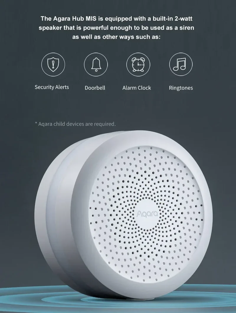 Aqara Smart Home M1S Hub Smart Gateway M1S 2.4G WIFI ZigBee 3.0 RGB E1 Hub Gateway Night Light For Apple Homekit and xiaomi Home