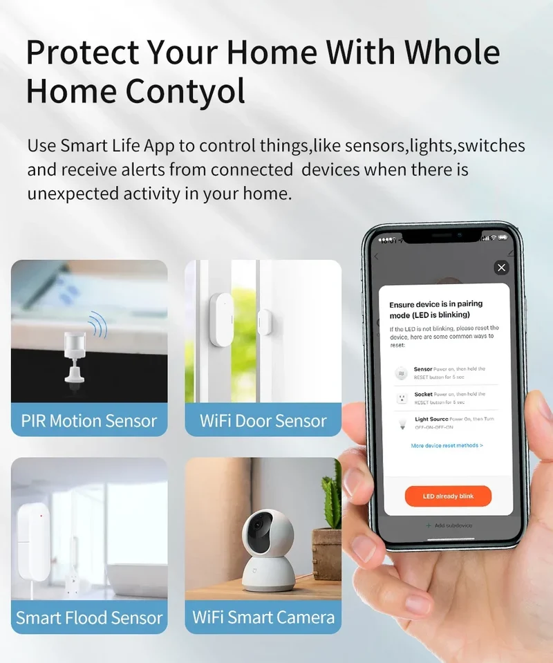 Tuya Multi-mode Gateway Hub Bluetooth Mesh Smart Home Automation ZigBee WiFi Wireless Bridge Works with Alexa Google Smart Life