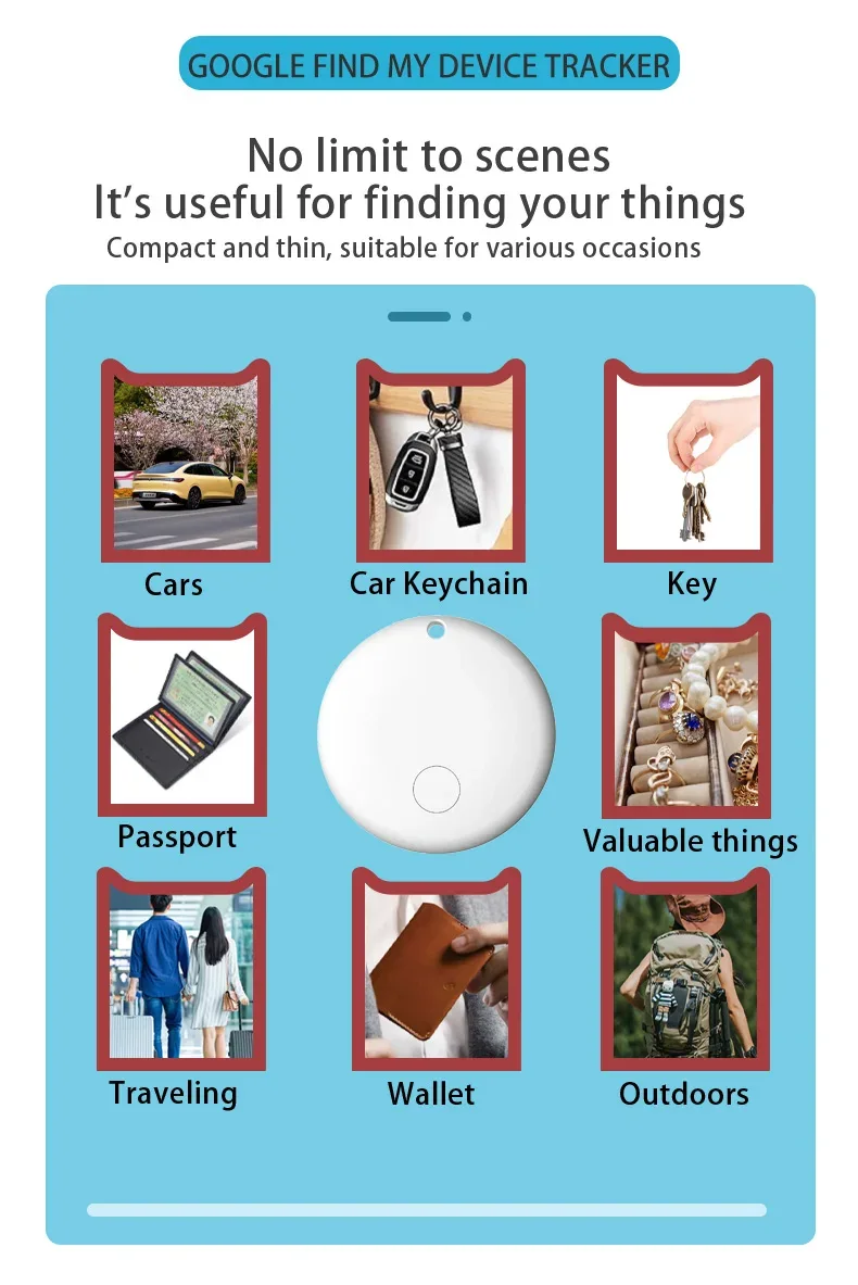 Mini Tag Gps Tracker Android Google Find My Gps Locator Air Tag Car Gps Tracking Device Gps Tracker Bicycle Electronics Security