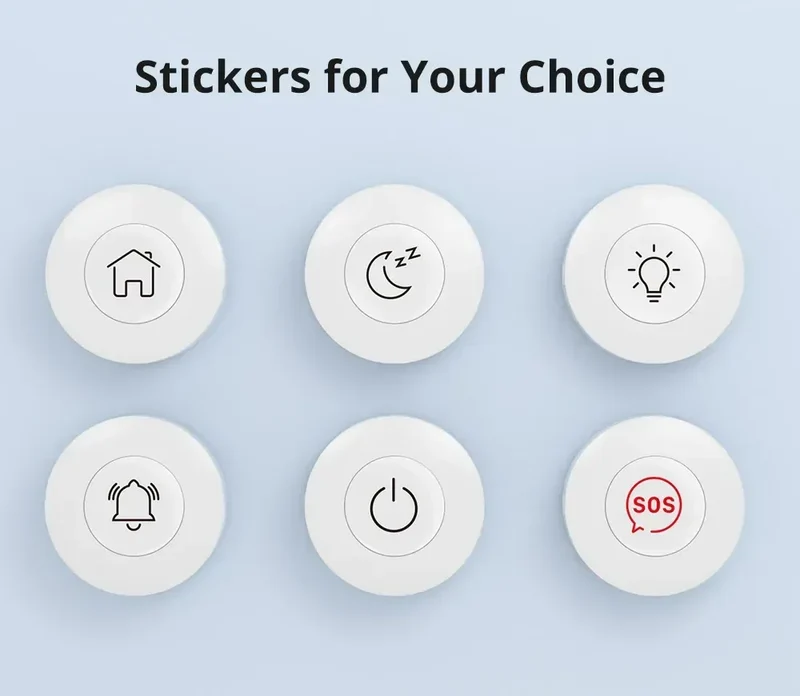 SONOFF SNZB-01P SNZB 01P Sonoff Wireless Switch Zigbee Scene Switch Two Way Control Act As Doorbell Emergency Button Via Google